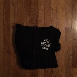 Brand New Size S AntiSocialSocialClub Hoodie Black